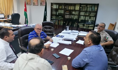 اجتماع مدير القبول والتسجيل مع مسؤول ركن البعثات العسكريه 2023